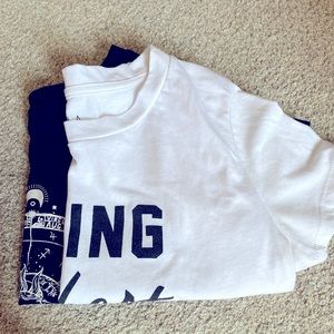 2 Charlotte Russe cropped tshirts